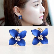 Long pearl ear clip no earrings female Korean version without ear hole female clip tassel earrings fake earrings gas