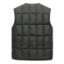 Mùa thu và mùa đông mới trung và già xuống cotton vest nam nhiều túi áo ấm cha tải kích thước lớn ngoài trời ao ba lo nam Áo vest cotton