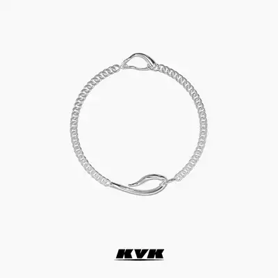 KVK couples hand ins niche design 2021 New Tide Original simple hand decoration female high sense fashion jewelry