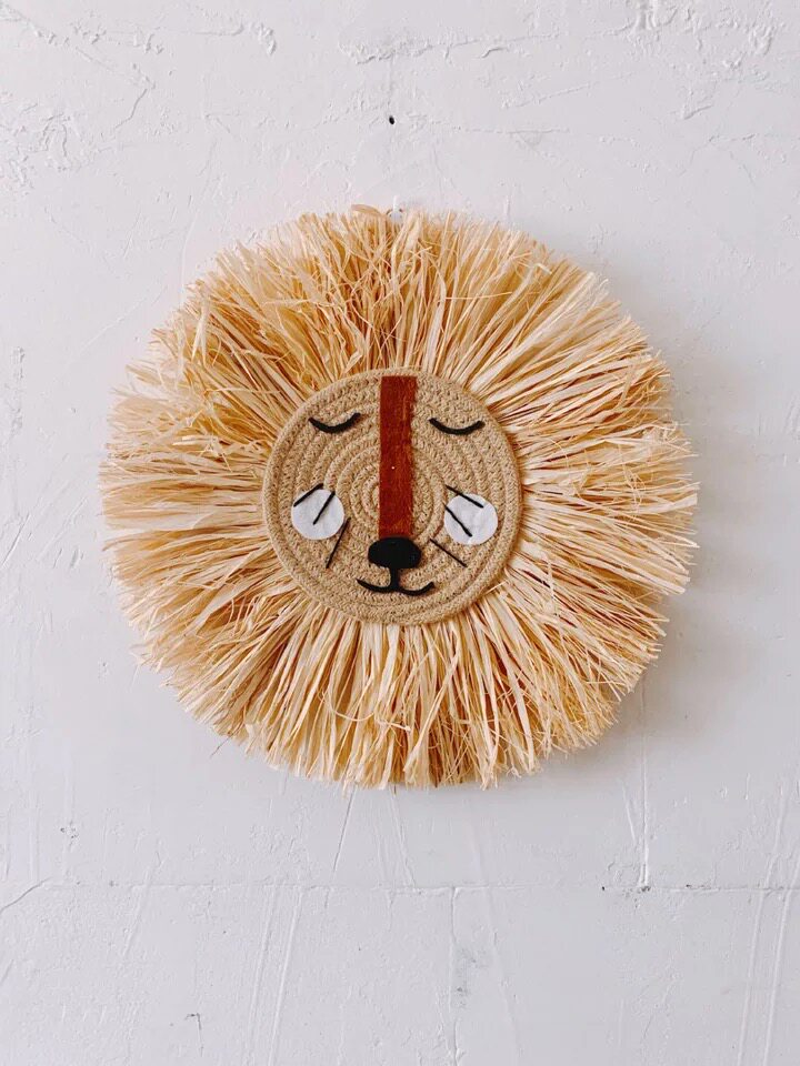 In Nordic small Scarecrow Lion wall decorated wall decoration wall decoration wall of household decoration