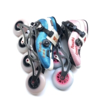  Crazy family BMXG GS speed skating shoes flatbread double hardness wheel skating racing new product GS-06