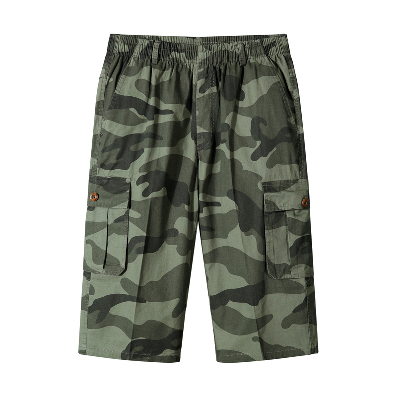 Men's Loose Camouflage Shorts, Summer Cropped Pants, Youth Beach Shorts, Thin Mid-Length Pants, 7/8 Pants, Large Size Breeches Men's Loose Camouflage Shorts, Summer Cropped Pants, Youth Beach Shorts, Thin Mid-Length Pants, 7/8 Pants, Large Size Breeches