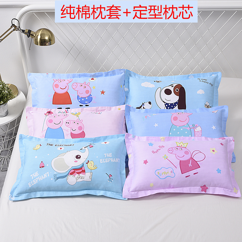 Pillow Children Pure Cotton 3-6-8 Year Old Shapopillow Baby Baby June More than June Kindergarten small pillow core universal