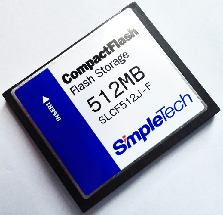 SimpleTech Original Dress CF Card 64M128M256M512M Industrial Equipment Memory Card Numerical Control Machine CF Card
