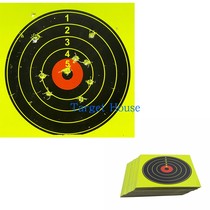 (Target House) 100 packs of 14X14 cm Hard cardboard splash practice target paper can be matched with a target box