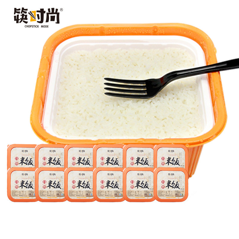 Chopsticks trendy self-hot rice convenient rice with large weight self-hot rice micro hot pot mate whole box 12 box speed food
