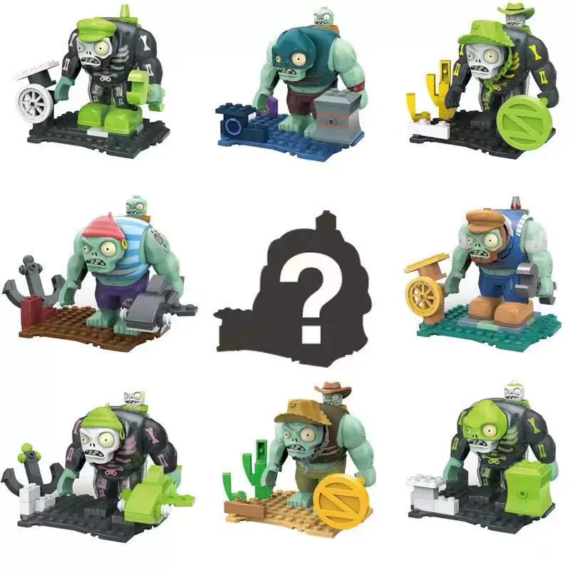 Игрушка Plants vs. Zombies, конструктор, новая коллекция, полный комплект