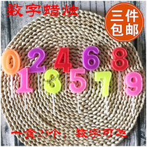 Creative Childrens Birthday Candle Cake Smoke-free digital letter candleBaby anniversary party decoration arrangement