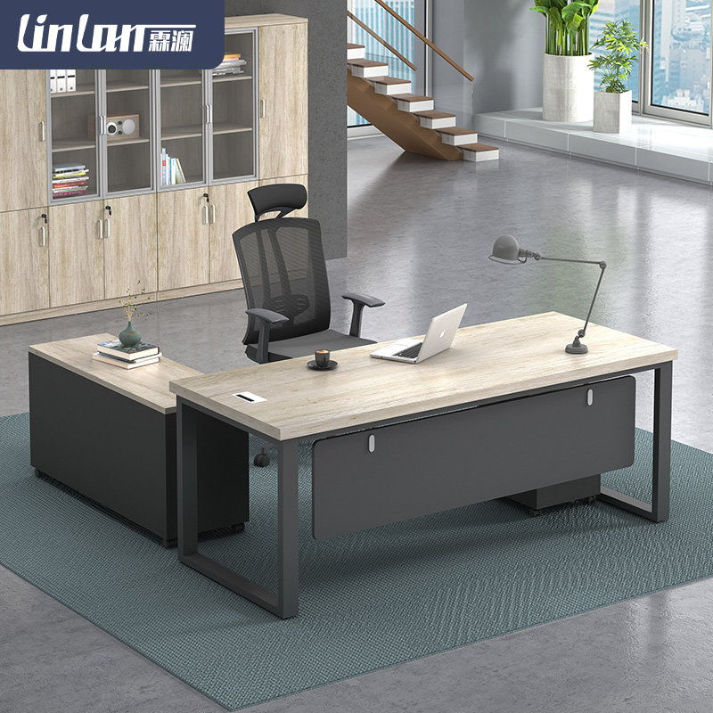Lin Lan Desk Boss Desk Brief About Modern Office Office Chairs Portfolio Office Furniture President Table Manager Table