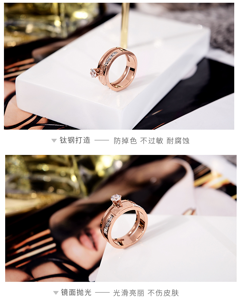 Bague Femme en Acier au titane - Ref 3089216 Image 10