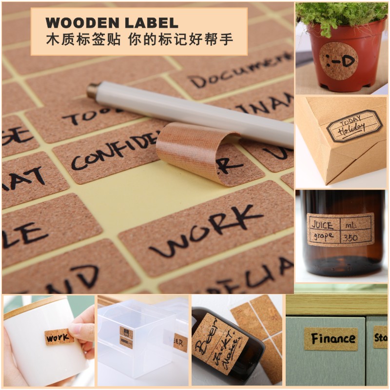 Waterproof label sticker can be handwritten commodity price name sticker classification ins ancient style essential oil self-adhesive name sticker