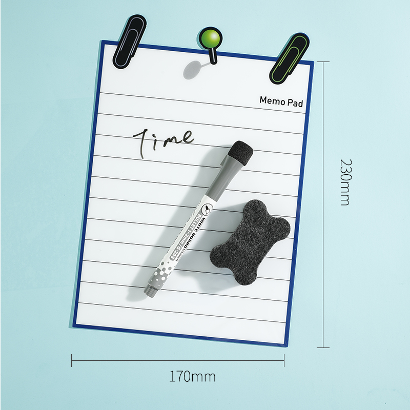 Erasable whiteboard writing tablet desktop Hint Board Mini small whiteboard Home wall stickup office note Remain board