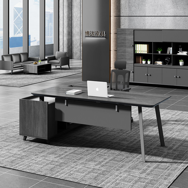 Boda Boss Table Minimalist Modern Office Furniture Manager Table Presidents Table Presidents Table Single Desk Chair Combinations