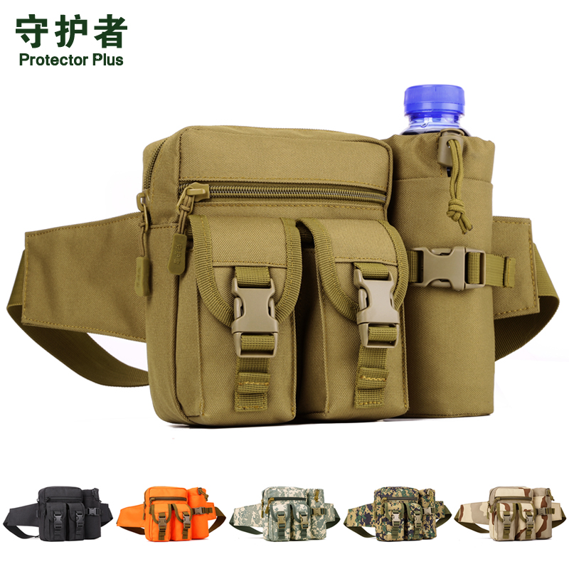 Men's fanny pack Multi-functional outdoor running mobile phone bag Sports kettle bag Wear-resistant waterproof tools cross-bag Women's small chest bag