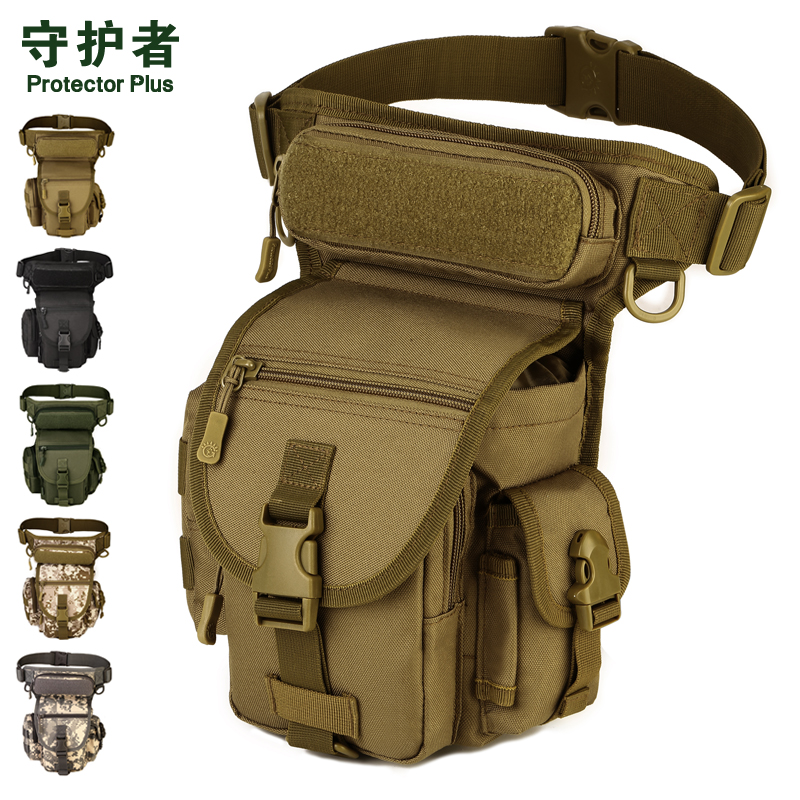 Guardian Men's multi-functional tactical fanny pack Outdoor hiking leggings bag Sports cycling Waterproof leg charter Mobile fanny pack