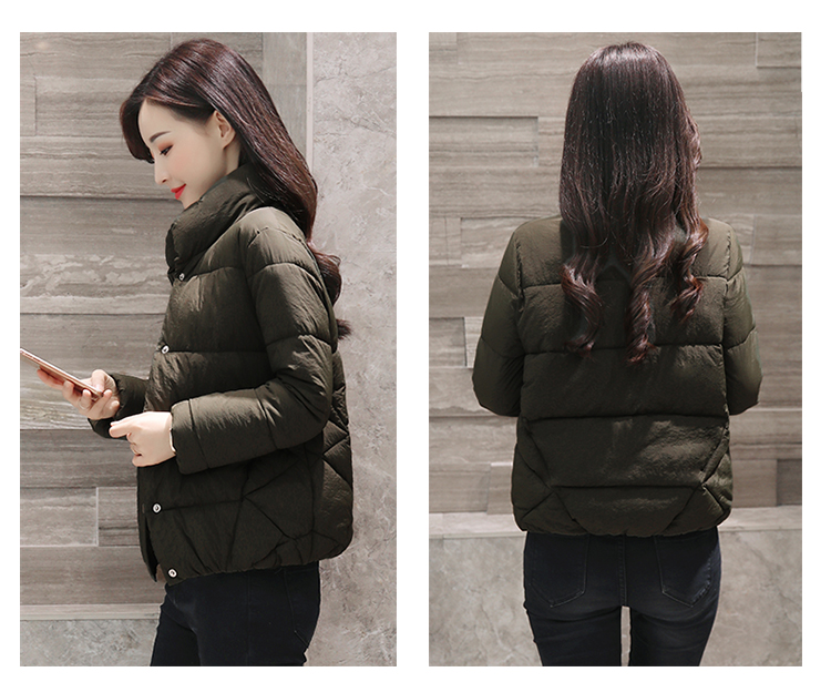 Quần áo cotton chống nữ mùa đông 2018 phiên bản mới của Hàn Quốc poncho cotton rộng rãi áo phao burberry nữ