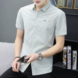 Летняя рубашка для отдыха, облегающий крой, в корейском стиле