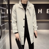 Осеннее длинное трендовое пальто, куртка для отдыха, в корейском стиле