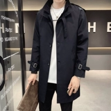 Осеннее длинное трендовое пальто, куртка для отдыха, в корейском стиле