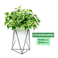 Большая белая цветочная подставка+белая сторона поднимается тигром