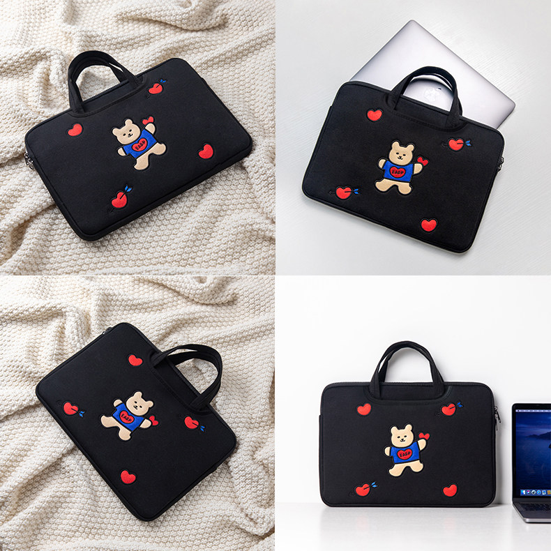 Tablet laptop ladies iPad bag for air 9 7 inch protective set 11 inner gall packet matepad PC package pro10 5 good-looking little bear bag Huawei M