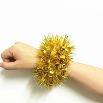 Childrens Day performance dancing kindergarten wrist flower school hand flower props headdress rubber band sequin bracelet square dance