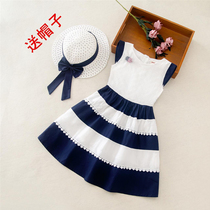 Childrens clothing girls dress Summer 2021 new little girl princess dress child summer dress skirt ocean gas girl tide