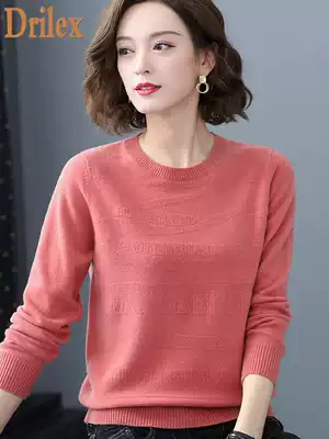 Pure cardigan women's loose 2019 new casual women's short sweater round neck pullover long sleeve sweater wild