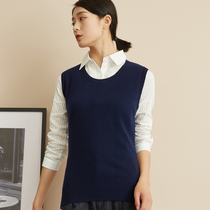 Wool Vest Women 2020 Spring New Korean Knitted Cardigan Sleeveless Round Neck Sweater Fashion Wear Vest