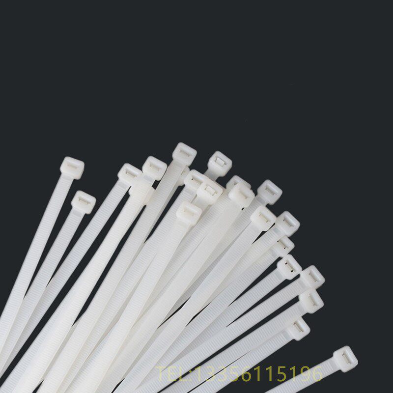 4*300mm环保自锁式尼龙扎带卡扣4*300mm装固定塑料札带电线捆扎带