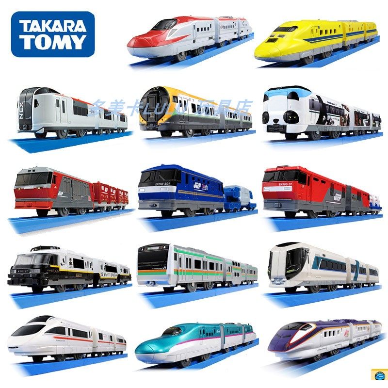 日本tomy多美正品s 01 S 54電動火車玩具聲光高鐵動車新幹線s系列