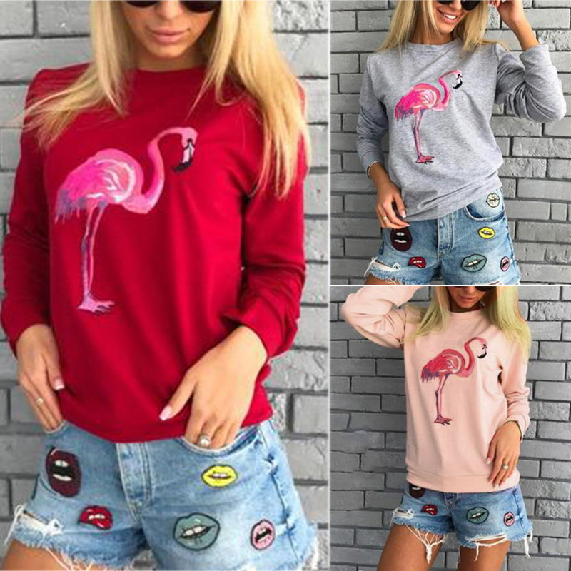 print plus velvet round neck long sleeve sweatshirt NSYF18762