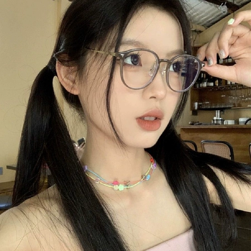 Fangyuan Face Anti -Blue Light Myopia Glasses Женщины могут быть супер -светлы