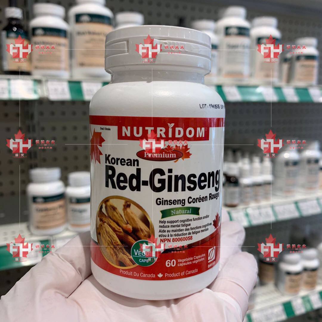 Canadian Nutridomom South Korean Red Narrows Concentrate Nourishing Capsule 60 Capsules