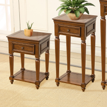 American flower shelf solid wood flower shelf living room rack with drawer flowers a few simple countryside style flower pots shelf