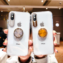 Apple x mobile phone case transparent female iphone xs max protective case 11pro Silicone soft shell xr mobile phone case xmax creative iphonex car bracket male ipx