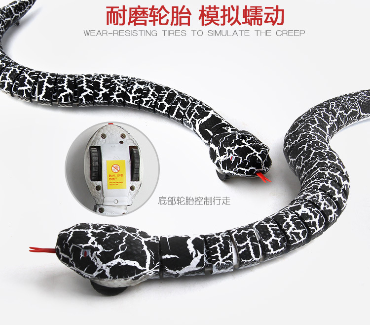 Điều khiển từ xa rắn điện mô phỏng thực tế toàn bộ mới 蛊 mini máy con rắn giả mạo toàn bộ cậu bé đồ chơi kinh dị đáng sợ đồ chơi stem