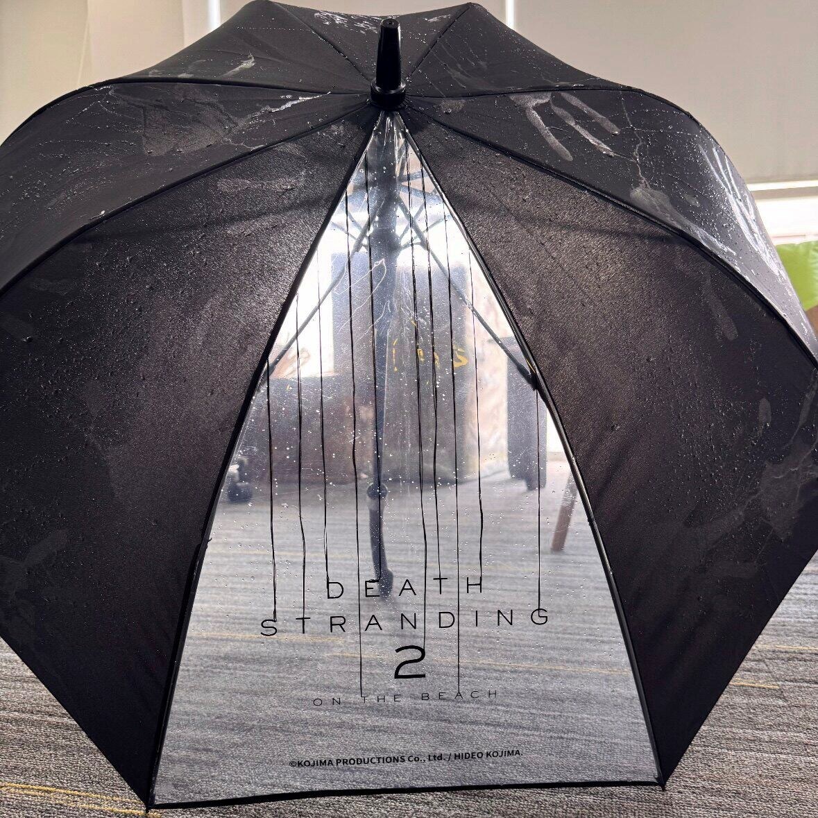 Death Stranding Limited Edition Umbrella - Creative Transparent Patchwork Long Handle Umbrella - Suitable for Both Sun and Rain - Perfect as a Gift for Friends