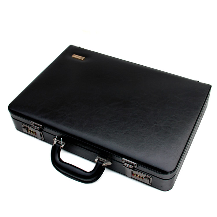 Men's Business Briefcase, Password Box, Briefcase, Cash Box, Computer Case, Tool Box, Suitcase, Leather Case, Prop Box