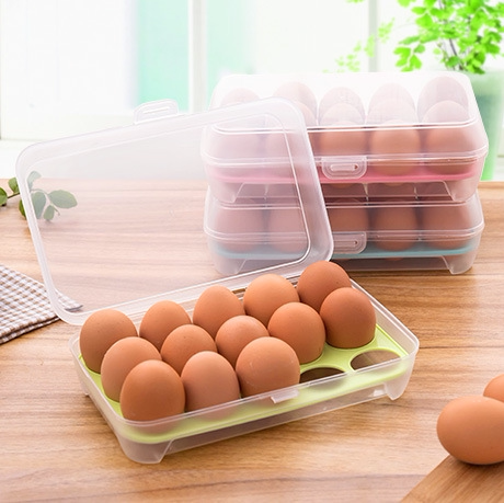 Plastic 15 Gg 24 Egg Anti-Collision Containing box Refrigerator containing Refreshing Box Portable Egg Egg