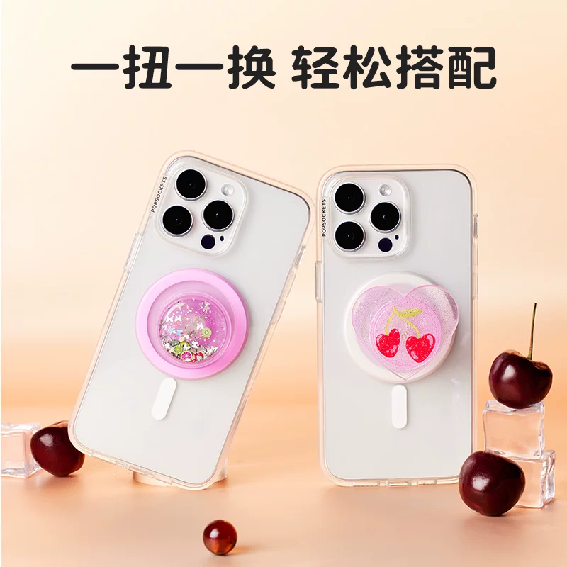 Фруктовая иллюстрированная книга POPSOCKETS bubble Sao держатель для телефона воздушный подушечный расширитель портативный фруктовый апельсин странный