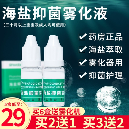 Новый дом медведь морской соль бактербиномацин Moom Atomizer Machin