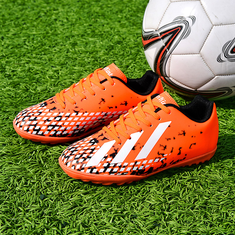 Autumn children's professional football shoes children's non-slip training competition girls special male broken nail primary school students flat bottom female