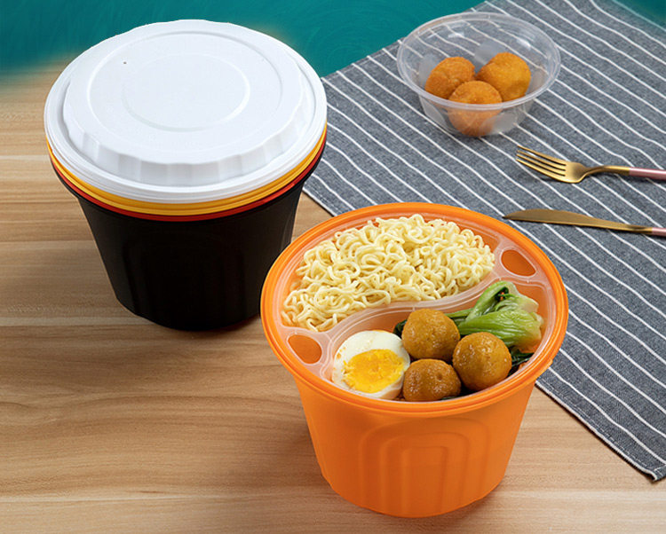 Круглый противоугонные замки с застежкой Анти -ликаж одноразовые Коробка для ланча печать снаружи направлен на борьбу пакет коробка толстая Клад пряный Сжигать чашу 