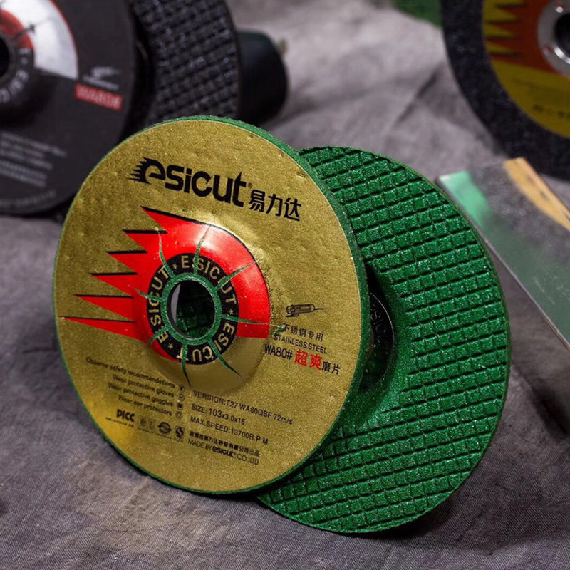 Manufacturers direct selling Ealida cutting sheet 100 * 3 fish scaly grinding wheel is suitable for grinding stainless steel and corner iron