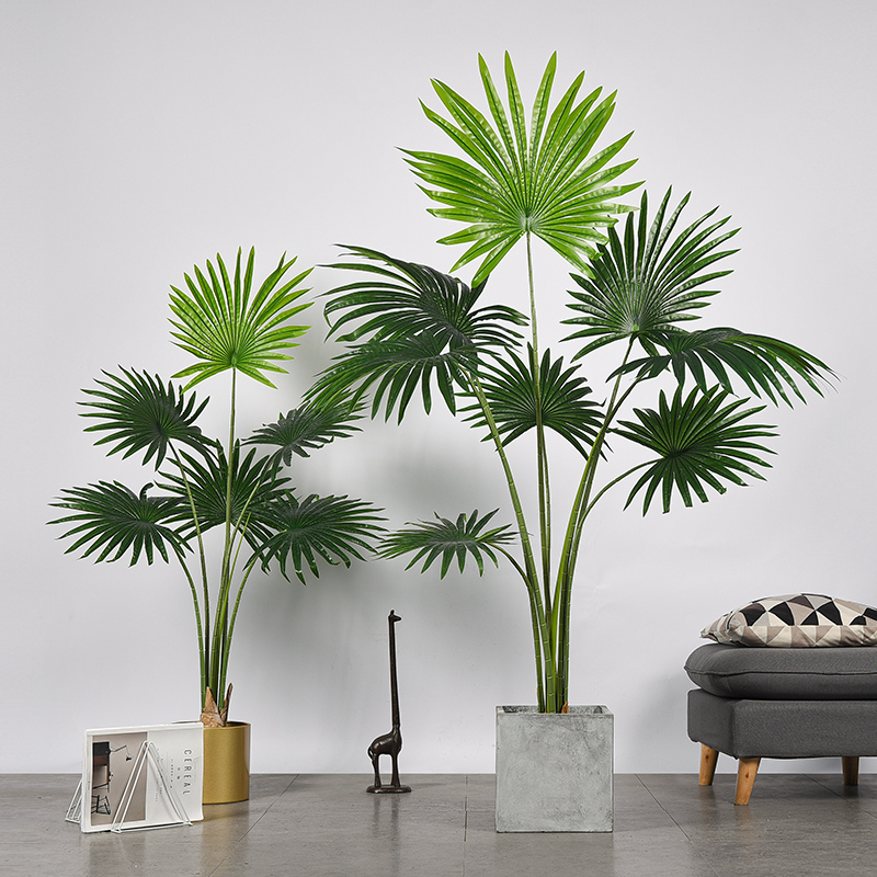 Nordic emulated plant decoration large fake green plant potted plant pendulum piece California anemone sunflower indoor ground simulation tree-Taobao