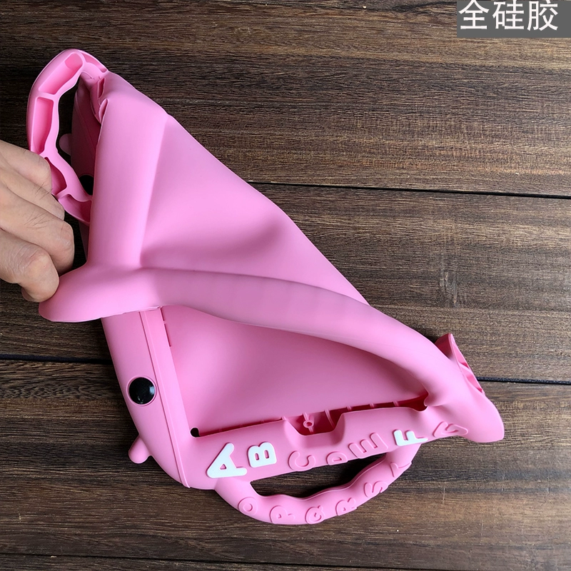 Gấu con chống rơi 2018 vỏ iPad mới air1 / 2 máy tính bảng apid5 2017 Apple 9.7 inch ipaid3 silicon a1893 shell a1822 AP6 bao gồm mini5 - Phụ kiện máy tính bảng