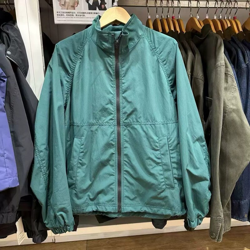2026 Autumn New Loose Casual Waterproof Windproof Stand Collar Jacket Men's and Women's Clothing/Coat Jacket 486167