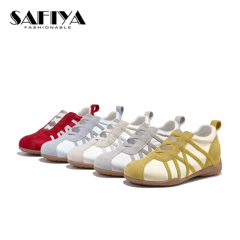 Safiya 2026 New Summer Style 7cm Height-Increasing German Training Shoes Retro Casual Women's Sfe2112B09 Safiya 2026 New Summer Style 7cm Height-Increasing German Training Shoes Retro Casual Women's Sfe2112B09