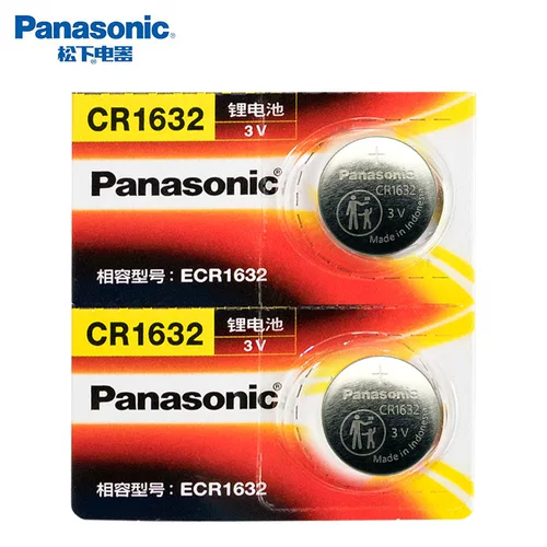 Panasonic CR1632 Батарея кнопки 3 В.